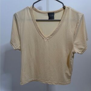 Olivia Rae New York V-Neck Tee Shirt Women’s Short Sleeve Top Size M